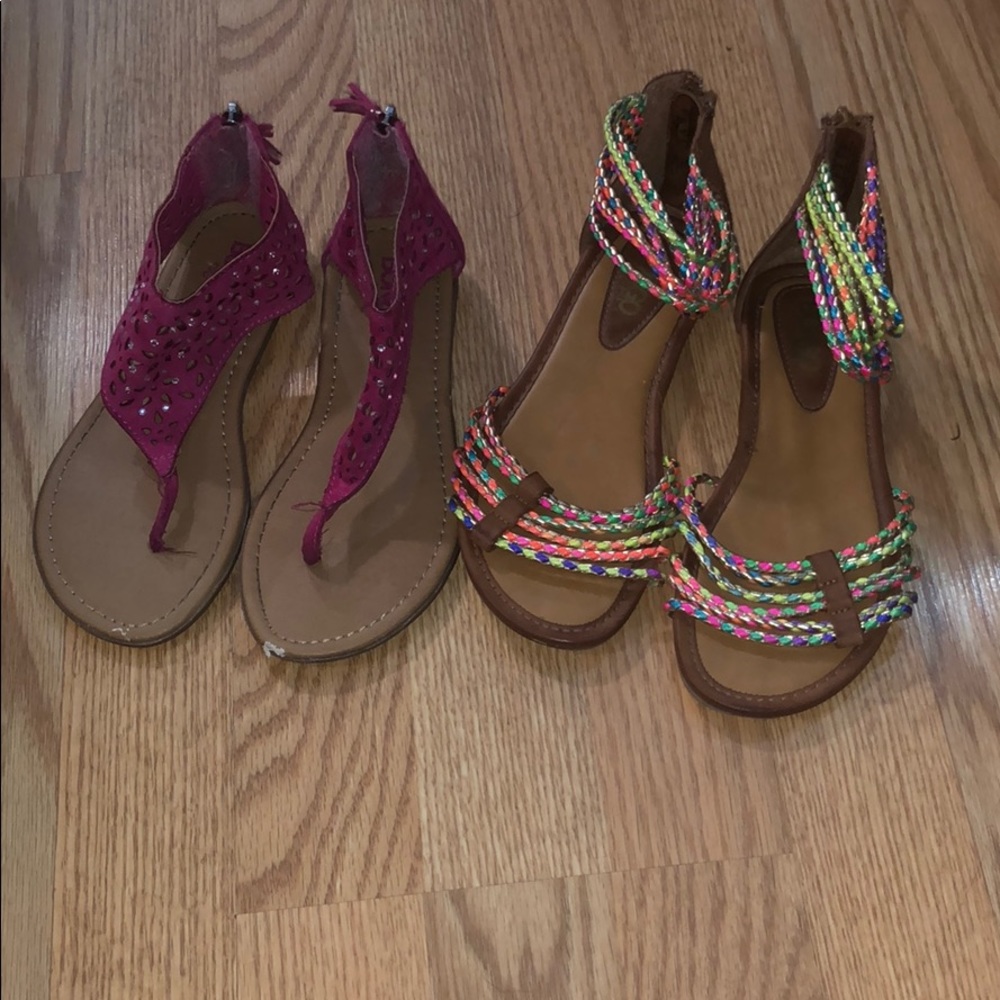 Bongo girls Sandles. Two pair.
